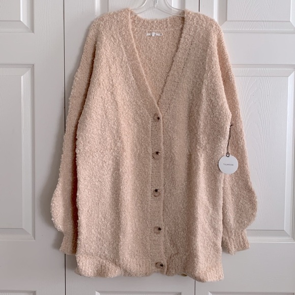 REVOLVE Tularosa Clementine Cardigan in Blush - Picture 4 of 7